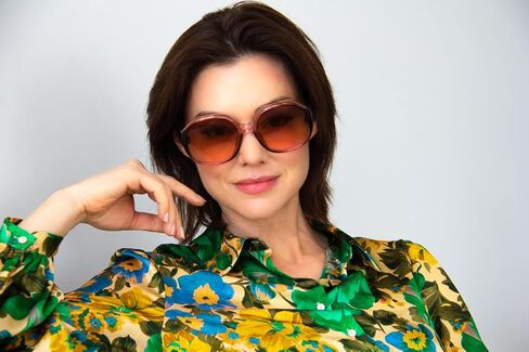 A.J. Morgan Oversized, Vintage Inspired Boho Sunglasses in a Two-Tone Color Pattern Round in Saudi Arabia