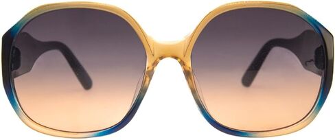 A.J. Morgan Oversized, Vintage Inspired Boho Sunglasses in a Two-Tone Color Pattern Round in Saudi Arabia