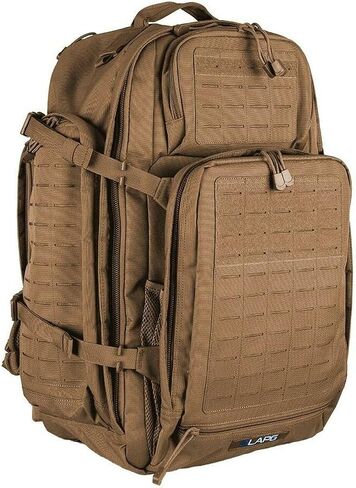 LAPG Atlas 72 Hour Tactical Backpack for Men & Women, Large Bug Out Bag with MOLLE System, Hiking Hunting Combat Backpack, Black in Saudi Arabia