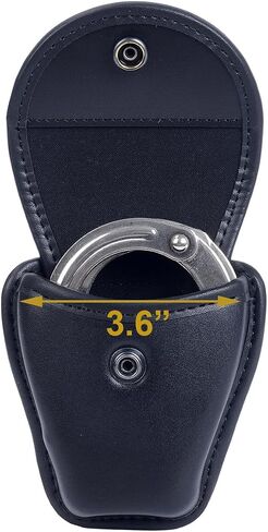 TAFTACFR Molded Single Handcuff Pouch Handcuff Case for Duty Belt Handcuff Holder, Law Enforcement Duty Handcuff Case with Removable Top Cover and Hidden Snap in Saudi Arabia