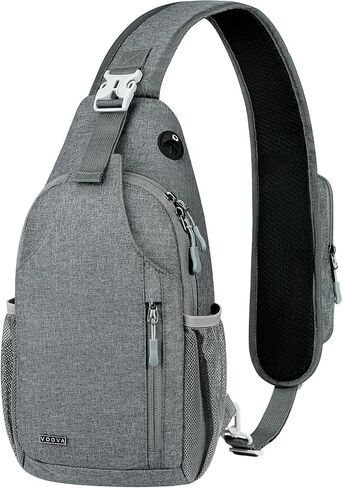 حقيبة ظهر Voova Crossbody Sling للرجال والنساء، حقيبة صدر للمشي لمسافات طويلة أثناء السفر، حقيبة ظهر صغيرة فوق الكتف in Kuwait