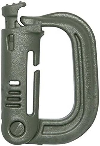 Military Carabiner Grimloc D-Ring Vest Backpack Keychain Clip Snap Foliage Green in Saudi Arabia
