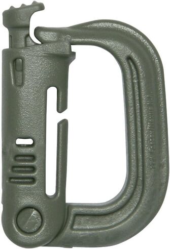 Military Carabiner Grimloc D-Ring Vest Backpack Keychain Clip Snap Foliage Green in Saudi Arabia