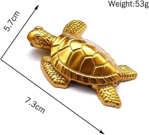 Butane Torch Lighter - Soft Flame Lighter, Refillable Adjustable Cool Lighters Desktop Portable Lighter Golden Turtle Lighter, Men Gift (Without Gas) in Saudi Arabia