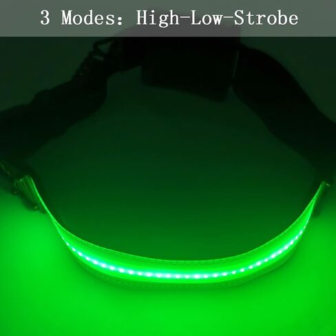 Green Light Headlamp for Hunting 3 Modes Wide Beam Green Light Hunting Headlight Headlamp Flashlight for Hunting Fishing Night Vision in Kuwait