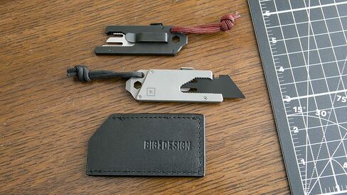 BIG IDEA DESIGN TPT Slide : Titanium Pocket Tool (Matte Black) in Saudi Arabia