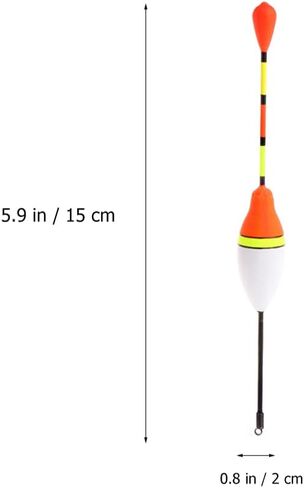 عوامة صيد السمك من بيسبورتبل، ملحقات صيد السمك العائمة من الفوم لأدوات الصيد في الهواء الطلق، لون عشوائي 20 قطعة in Kuwait