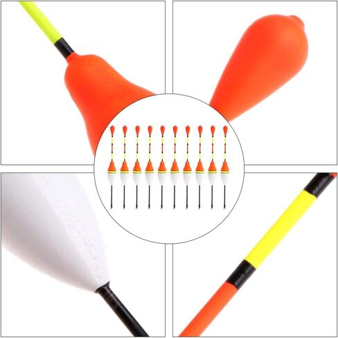 عوامة صيد السمك من بيسبورتبل، ملحقات صيد السمك العائمة من الفوم لأدوات الصيد في الهواء الطلق، لون عشوائي 20 قطعة in Kuwait