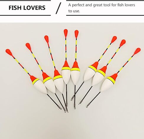 عوامة صيد السمك من بيسبورتبل، ملحقات صيد السمك العائمة من الفوم لأدوات الصيد في الهواء الطلق، لون عشوائي 20 قطعة in Kuwait