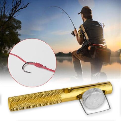 iplusmile 2pcs Fishing Tackle Knot Tying Tool Hand Tools Fish Hook Tying Tool Snell Hook Knot Fishing Knotter Hook Hook up Fishing Gear Wire Tie Fishing String Knotter Device Tie Knot Lure in Saudi Arabia