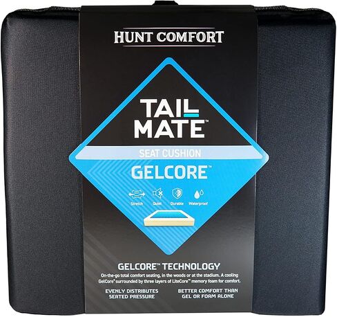 GelCore Hunting Seat Cushion, Black in Saudi Arabia