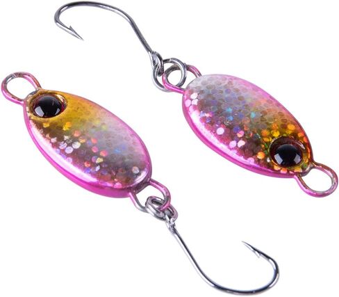 Goture Fishing Lures Fishing Spoons,Hard Lures Saltwater Spoon Lures Casting Spoon/Ice Fishing Jigs for Trout Bass Pike Walleye Crappie Bluegill 1/10oz 1/8oz 1/7oz 1/6oz 1/5oz in Saudi Arabia