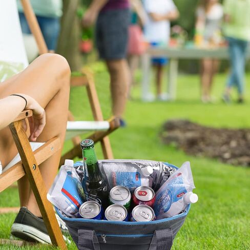 6 عبوات ثلج قابلة لإعادة الاستخدام لحقائب الغداء، عبوات ثلج لصندوق الغداء من أجل تبريد، عبوات ثلج تبريد طويلة الأمد وقابلة لإعادة الاستخدام، كتلة ثلج للسفر والتخييم والأنشطة الخارجية in Kuwait