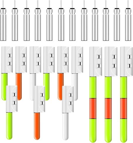 12 جهاز كمبيوتر شخصى LED الصيد توهج العصي ليلة الصيد سترايك تنبيه توهج عصا لدغة إنذار مقاوم للماء قضيب مضيء تلميح توهج العصي أنبوب معالجة لصيد الأسماك البحرية قضيب البطارية وشملت in Kuwait