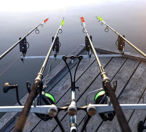 12 جهاز كمبيوتر شخصى LED الصيد توهج العصي ليلة الصيد سترايك تنبيه توهج عصا لدغة إنذار مقاوم للماء قضيب مضيء تلميح توهج العصي أنبوب معالجة لصيد الأسماك البحرية قضيب البطارية وشملت in Kuwait