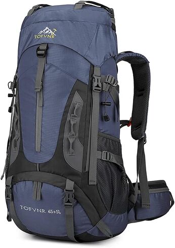 70L Large Capacity Waterproof Ultralight Hiking Backpack with Rain Cover Outdoor Travel Daypack for Climbing Camping in Saudi Arabia