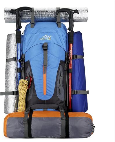 70L Large Capacity Waterproof Ultralight Hiking Backpack with Rain Cover Outdoor Travel Daypack for Climbing Camping in Saudi Arabia