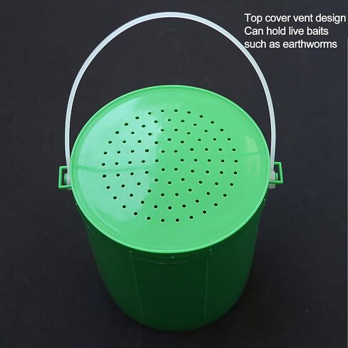 VBESTLIFE Plastic Worm Bait Holder Bait Earthworm Holder Fishing Bait Case with Lid Easy to Reach Bait Storage Fishing Tools and Accessories in Saudi Arabia