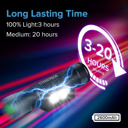 Headlamp Rechargeable,1100 Lumens Bright LED Headlamp,9 Modes Head Lamp Bright Headlamps for Adult Outdoor Running Hiking(Black) in Saudi Arabia