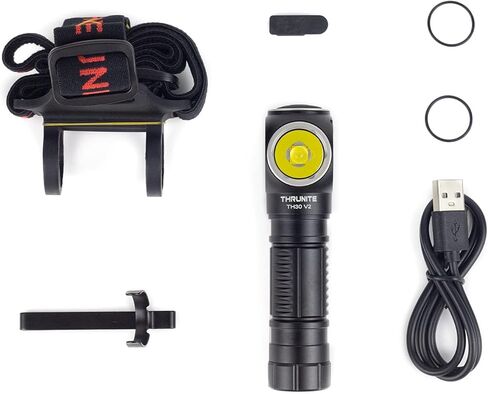 ThruNite TH30 V2 Headlamp, USB C Rechargeable LED Headlight Flashlights Max 3320 Lumens 170 Meters Head Lamp, CW in Kuwait