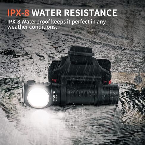 ThruNite TH30 V2 Headlamp, USB C Rechargeable LED Headlight Flashlights Max 3320 Lumens 170 Meters Head Lamp, CW in Kuwait