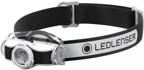 Ledlenser Running Headlamp MH3-powerful 200 Lumens with 130m Beam Range, Black-White in Kuwait