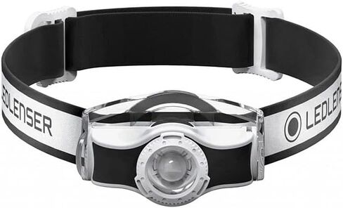 Ledlenser Running Headlamp MH3-powerful 200 Lumens with 130m Beam Range, Black-White in Kuwait