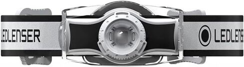 Ledlenser Running Headlamp MH3-powerful 200 Lumens with 130m Beam Range, Black-White in Kuwait