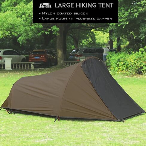 خيمة حائط مزدوجة لشخصين من Preself لحقائب الظهر ودراجات المشي لمسافات طويلة والزوارق in Kuwait