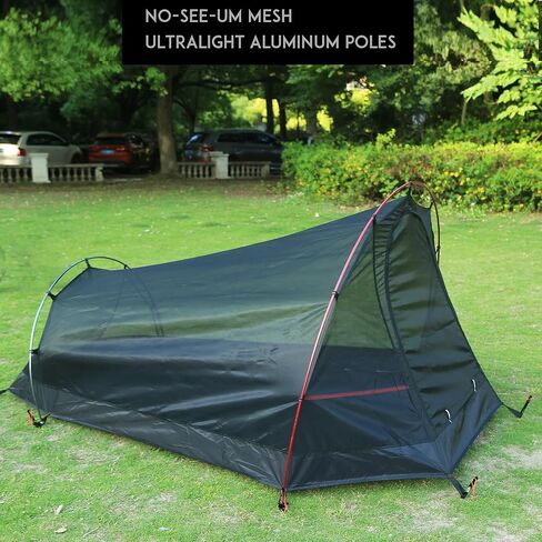 خيمة حائط مزدوجة لشخصين من Preself لحقائب الظهر ودراجات المشي لمسافات طويلة والزوارق in Kuwait