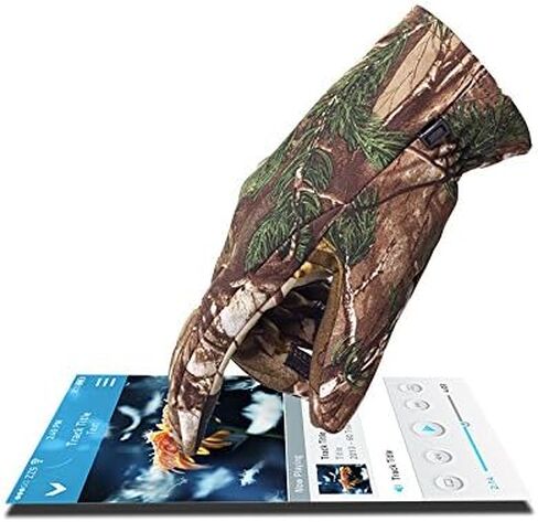 قفازات صيد مموهة للرجال من نورث ماونتن جير - متوافقة مع الهواتف الذكية - مقاومة للماء in Kuwait