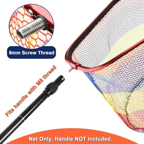 Cosmos Fishing Net Fish Landing Net Dip Net Fishing Replacement Net Without Handle, Aluminum Alloy Fishing Land Net for Freshwater Saltwater - 14" Net Depth in Saudi Arabia