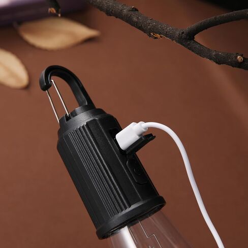2Pack Rechargeable Camping Light for Tents,Portable LED Camping Lanterns Bulbs,3 Lighting Modes Hanging Camping Lamp for Emergency,Fishing,Hiking,Backpacking,Power Outages,Camping Essentials in Saudi Arabia
