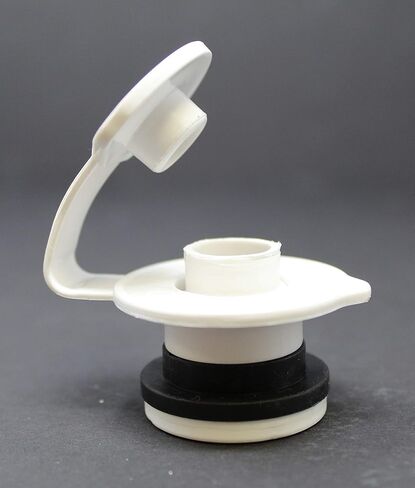 JSP Manufacturing Aftermarket White Standard 1" Shaft Cooler Drain Plug Assembly Compatible with Coleman Coolers in Saudi Arabia
