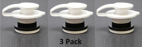 JSP Manufacturing Aftermarket White Standard 1" Shaft Cooler Drain Plug Assembly Compatible with Coleman Coolers in Saudi Arabia