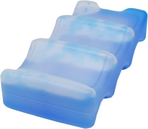 مجموعة من حشوات علبة الثلج المبردة - تحتوي على جل هايبر كول القابل لإعادة الاستخدام بالداخل - تحتوي كل حشوة على فتحات تتسع لـ 6 علب! in Kuwait