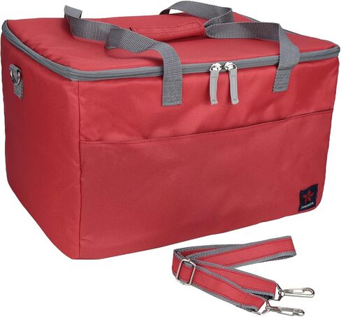 ZZEWINTRAVELER Insulated Cooler Bag 28L Collapsible Leakproof Reusable Grocery Bag Portable Cooler Bags for Travel, Picnic, Beach, Camping & Road Trips in Saudi Arabia