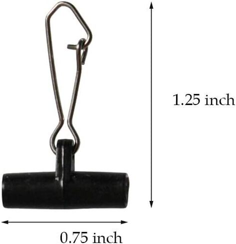 Sinker Slide with Hooked Snap Fishing Line Connector 30-60pcs Fishing Accessories in Saudi Arabia