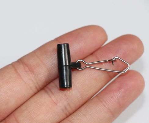 Sinker Slide with Hooked Snap Fishing Line Connector 30-60pcs Fishing Accessories in Saudi Arabia