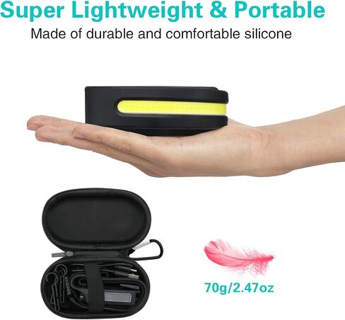 SEVENKA Rechargeable Headlamps with Red Light & Carry Case, Bright LED Headlamp Flashlight, Wide Floodlight & Spot Light, 1000 Lumen, Motion Sensor,2.4oz Lightweight for Hiking, Camping in Saudi Arabia