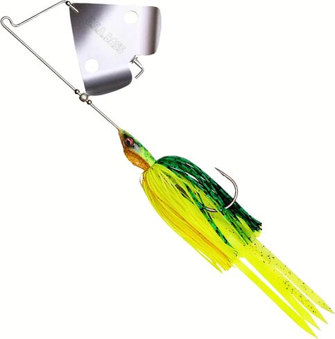 Stiletto Buzzbait Largemouth Smallmouth Spotted Bass Premium Fishing Bait Hover Head Custom Silicon Skirt Mega Bubble Blade Clacker Heavy Duty Hook in Saudi Arabia
