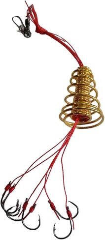 Unique 6 in 1 Carp Spring Fishing Swivel Hooks in Saudi Arabia