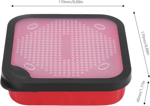 Bait Bucket, Bait Storage Box Convenient Wearproof for Fishing(170 * 170 * 45mm) in Saudi Arabia
