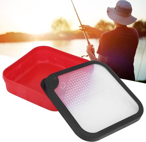Bait Bucket, Bait Storage Box Convenient Wearproof for Fishing(170 * 170 * 45mm) in Saudi Arabia