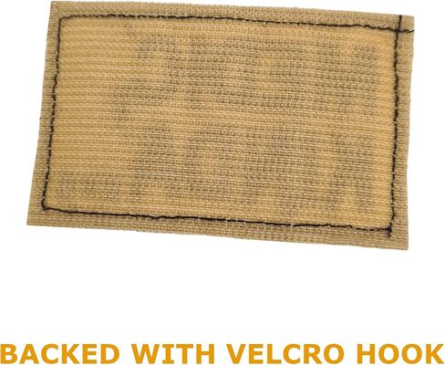 Coyote Brown Medic Kinda 2x3.25 Tan Morale Tactical Military Touch Fastener Patch in Saudi Arabia