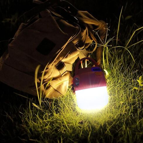 LETOUR LED Camping lantern Portable Light bulb Camping Spotlight with Solar Panel Type-C Rechargeable Multifunction Flashlight 4 Modes Lighting Tent Light 60W Canopy Light for Outdoor Camping, Hiking in Saudi Arabia