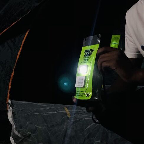 مصباح المياه المالحة، مصباح طوارئ بدون بطارية، مصباح LED، مصباح طوارئ للتخييم في الهواء الطلق للأنشطة الخارجية والتخييم الليلي (قطعة واحدة) in Kuwait