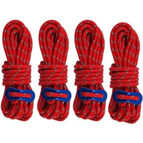 Parachute Cord 100ft Reflective 550 Type III Paracord Rope Mil-Spec Commercial Grade 9mm 550lb Tensile Strength Nylon Parachut Cord
