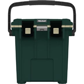 Pelican Elite 20 Quart (QT) Cooler (Hunter Green/Tan)