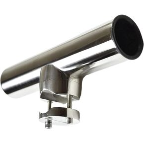 MARINE CITY Heavy Duty Stainless Steel Strong Clamp-on Adjustable Fishing Rod Holder 1-7/8 Inches Tube for Marines – Boats – Ships – Yachts (Pack of 1)